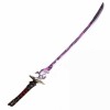 NURCIX Épée Demon Slayer, Cosplay Anime Sword 105CM, Prop Jeu de Rôle de Genshin Impact, Sabre de Samouraï Ninja en PU, Acces