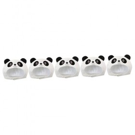 Toyvian Animal 5 Pièces Couvre-Chef Panda Chapeau Tropical En Peluche Chapeau D Drôle Pièces De Dame Tenue Hawaïenne Accesso
