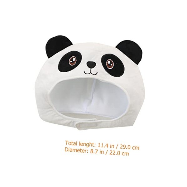 Toyvian Animal 5 Pièces Couvre-Chef Panda Chapeau Tropical En Peluche Chapeau D Drôle Pièces De Dame Tenue Hawaïenne Accesso