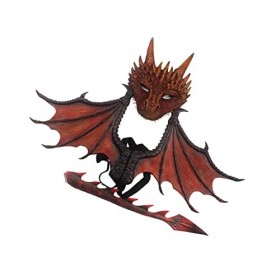 rockible Enfants Halloween Dragon Costume Dinosaure Ailes Queue Masque Ensemble Jeu de Rôle Cosplay Accessoires Accessoires p