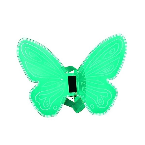 Toyvian 1 PC Ailes De Papillon Rougeoyantes Habiller Les Ailes Ailes De Danse Pour Enfants Brillent Dans Les Ailes Sombres Ac