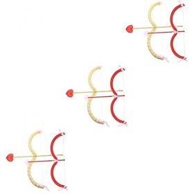 Toyvian 6 Ensembles Arc De Cupidon Et Accessoire De Costume De Cupidon Arc De Jouet Et Arc De Cupidon Avec Nœud Papillon Acce