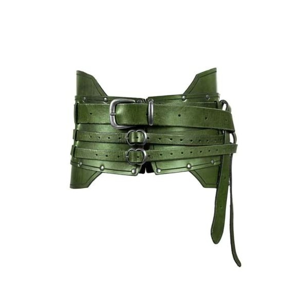 USUWE Médiéval Vintage Large Ceinture Accessoires de vêtements Ceinture réglable pour Les Accessoires de scène Cosplay Costum