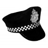 0207VP7V7A2 ILOVEFANCYDRESS 6 X Police Panda Caps Accessoire Déguisement Chapeau avec Bande à Carreaux et Badge Bulk COP Chap