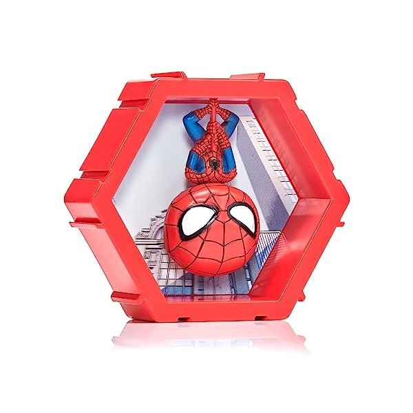 WOW! PODS - 4D Marvel Spider-Man, Figurine Unique à Collectionner à tête branlante Qui éclate de Leur Monde dans Le vôtre, Af