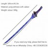 NURCIX Épée Anime Japonaise, Sword Réplique de Genshin Impact, Prop Accessoire de Halloween Cosplay, Samouraï Ninja Katana en