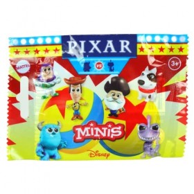 Disney Pixar All Star Rivals Lot de 1 mini sacs aveugles identifiés par les personnages Sulley, Flik, Buzz léclair, Scud, Ra