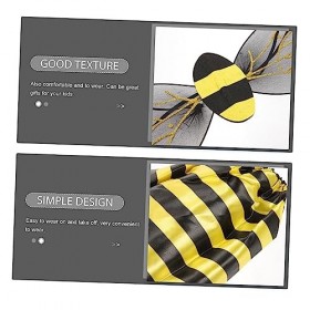 Abaodam 4 Ensembles Femmes Cosplay Performance Halloween Enfants Robe Enfant Accessoires Kit Mascarade Jupe Aile Comprennent 