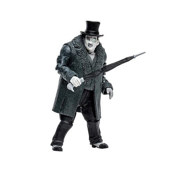 Bandai - DC Gaming - Figurine Penguin Gold Label McFarlane 17cm - Batman Arkham City - The Penguin - TM15494