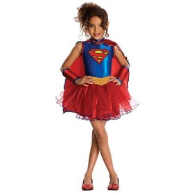 Déguisement Supergirl - Paillettes Fille - 5 à 7 Ans