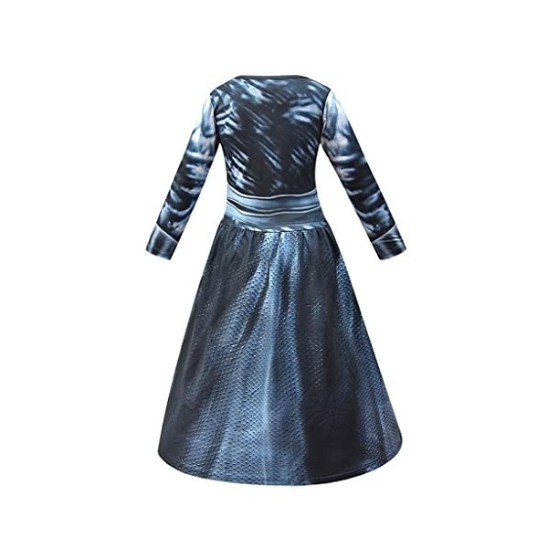 Lito Angels Costume Da Sirena Per Bambine 2-10 Anni, Intero Con Maniche A Volant, Viola Iridescente, Per Piscina, Spiaggia E Feste