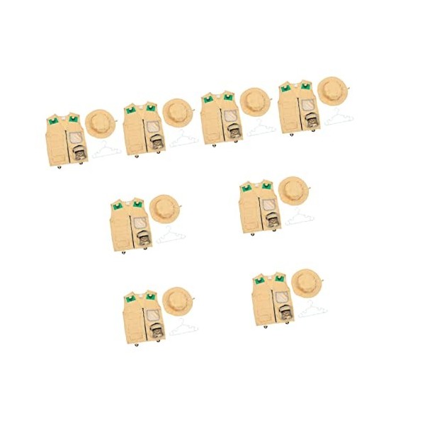 Gadpiparty 2 Ensembles / 2 Pièces pour Filles Habillées Cargo en Plein Air Performance/Faire Semblant De Favoriser Aventures 