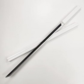 MDINKSL Anime Samurai Sword, Uchiha Sasuke Katana Accessoires De Jeu De Rôle pour Cosplay, Collection Color:Blanche 