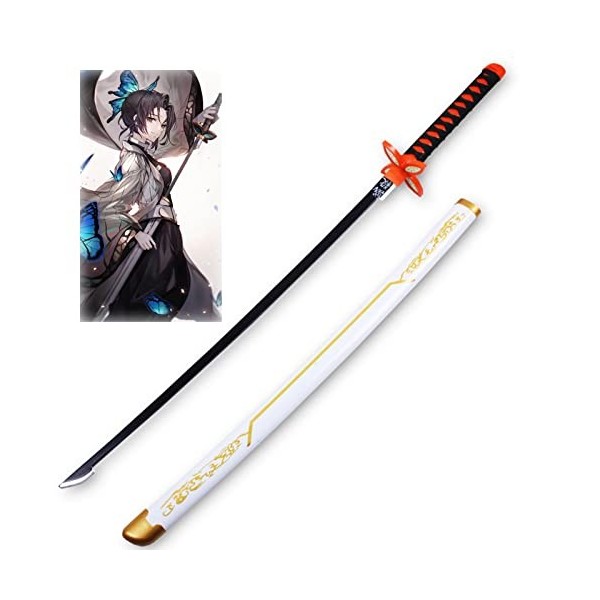 SAKLHDOQ Épée Ninja Samurai Anime avec Fourreau, Accessoires d Arme d épée Katana de Jeu de rôle Anime Ninja Sword Toy, Hal