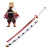 SAKLHDOQ Épée Ninja Samurai Anime avec Fourreau, Accessoires d Arme d épée Katana de Jeu de rôle Anime Ninja Sword Toy, Hal