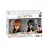 Bizak Harry Potter 64115016 Lot de 2 Figurines 8 cm, Hermione et Harry avec Livre. Édition collectionniste, Grand Niveau de d