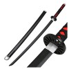 YPDHUA Sword Slayer s Lame Cos En Bois Katana Japonais, Jeu de Rôle Des Accessoires Modèle DArme Anime Noir Samurai Ninja J