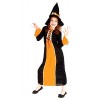 Costume de sorcière - déguisement - carnaval - halloween - musaraigne - sorcière - couleur - orange - fille - taille l - 7/8 