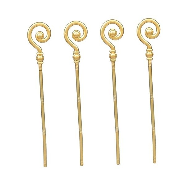 EXCEART Personnel Égyptien 4 Pièces Costume Égyptien Cosplay Accessoires Décor Sceptre Égyptien Princesse Sauter Cosplay Acce