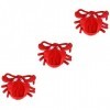 Abaodam 3 Pièces Prop Mer Court Anniversaire Costume Enfant Carnaval Crabe Accessoire Enfants En Peluche Couvre-Chef Jouets J