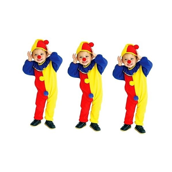 ABOOFAN 3Pcs Baby Hat Sleeve Nose With Cosplay Halloween Party Mascarade Les Tout-Petits Pour S Childs Costumes Up Clown Jump