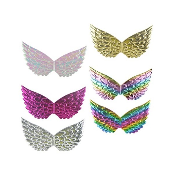 ibasenice 18 Pcs Aile Accessoires Pour Filles Tenue Pour Filles Costume De Paon Ailes De Filles Ailes De Costume Accessoires 