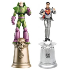 Figurine en résine Chess Collection Special Clark Kent & Lex Luthor