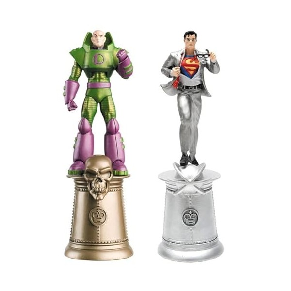 Figurine en résine Chess Collection Special Clark Kent & Lex Luthor