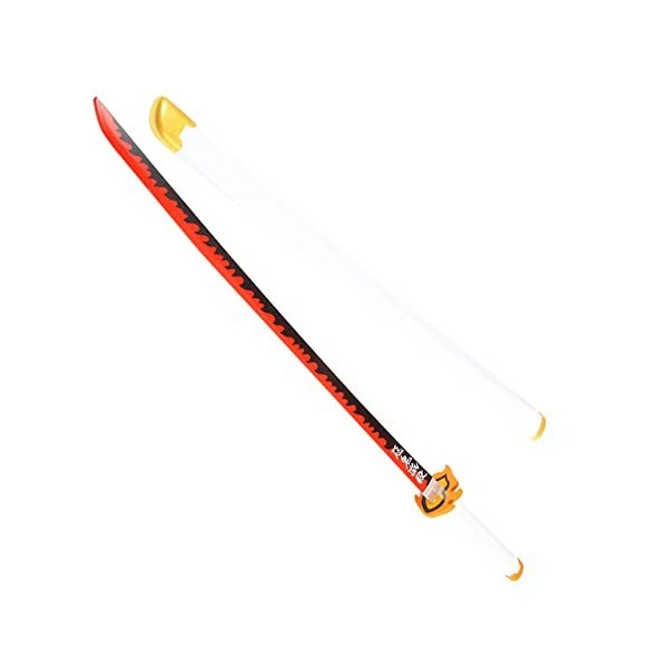 Rengoku Kyoujurou Katana De 104 Cm – Sabre Demon Slayer, Épée Demon Slayer Katana En Bois, Jouet Fait Main, Accessoire De Cos