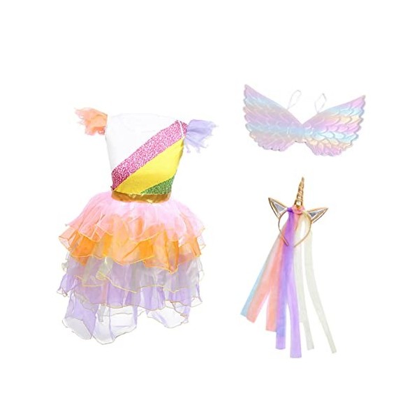 Costume de licorne en tutu coloré pour femme