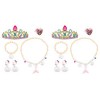 NUOLUX 5 Ensembles Filles D Anniversaire Colliers Princesse Kit Doigt Coquille Accessoires Enfants Fille up Accessoire Parti