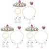 NUOLUX 5 Ensembles Filles D Anniversaire Colliers Princesse Kit Doigt Coquille Accessoires Enfants Fille up Accessoire Parti