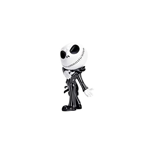 Jada - Figurine en métal Jack Skellington 10 cm, Licence Officielle Disney, Brille dans Le Noir 253071004 