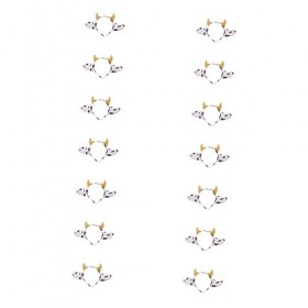 Toyvian 14 Pièces Chouchou Rose Accessoires De Cheveux De Bal Accessoires De Cheveux DEnfants Accessoires De Cheveux De Vach