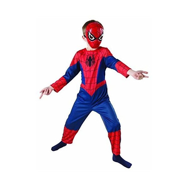 Rubies it887696-m – Ultimate Spiderman Classic Costume, en boîte, taille M