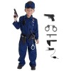 Morph Deguisement Policier Enfant Bleu avec Accesories Policier, Costume Policier Enfant, Deguisement Enfant Police, Costume 