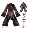 Abonda Genshin Impact Hutao Cosplay Style Chinois Cosplay Ensembles complets Hutao Costume Genshin Impact Deluxe Costumes Ani