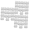 Toyvian 45 Pcs Masque Vierge De Pulpe Accessoires Bébé Artisanat Pour Adultes Masque De Chat Décor Enfants Masques Peints À L