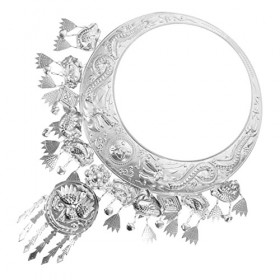 VALICLUD 4 Pièces Collier Accessoires Tour De Cou Décor Cou Accessoire Costume Ethnique Chinois Accessoire Performance De Dan