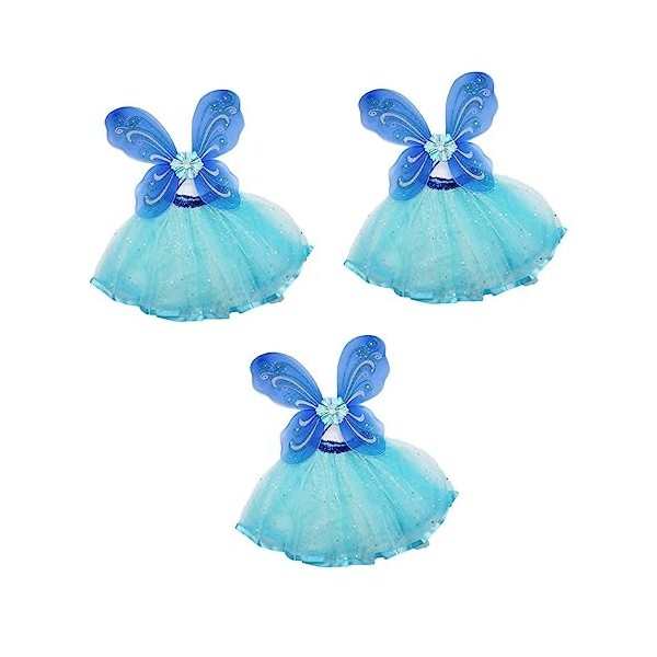 Holibanna 6 Pièces/Ensemble Papillon De Carnaval De Performance Pour Filles/Accessoires De Cosplay Robe Colorée De Fée DHall