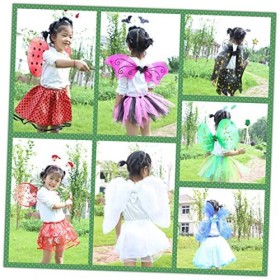 Holibanna 6 Pièces/Ensemble Papillon De Carnaval De Performance Pour Filles/Accessoires De Cosplay Robe Colorée De Fée DHall