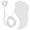 Toyvian 3 Ensembles De Fée Costumes Pour Enfants Baguettes Pour Adultes Ailes DAnge En Plastique Pour Enfants Accessoire Ail