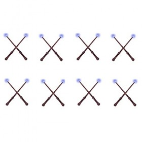 YANHUNING 16 Pièces éclairer Les Baguettes Magiques de LAssistant Son éclairant Jouet pour Enfants Filles Garçons Fête Cospl