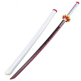 HASMI Anime Samouraï Katanas 76Cm/104Cm Lame En Bois Pour Démon de Slayer Cos, Accessoires DÉpée En Bois Jouets/Kochou Kanae