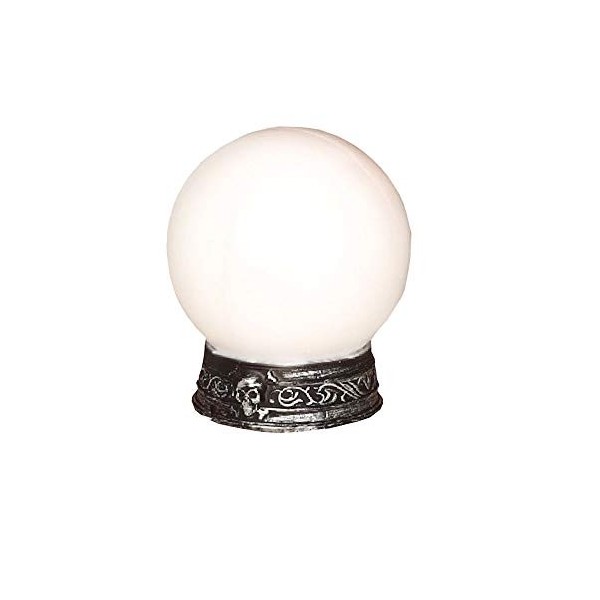 shoperama Boule de cristal magique de 20 cm avec pied effets lumineux et sonores de divination Magicien Tigeonnin
