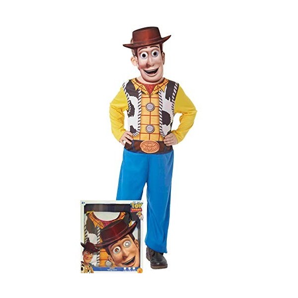 Rubies - Déguisement Woody avec masque Toy Story, 5-6 ans, couleur RubieS Spain, S.L. 300441-M 