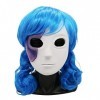 ASDAD Sally Cosplay Masque Sally Masques Et Perruque Visage Cosplay Costume Accessoires Accessoires De Haute Qualité Visage,B