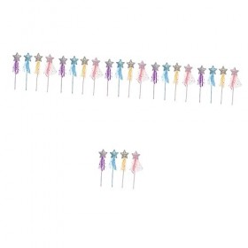 ibasenice Accessoires Photo 24 Pcs Pentagramme Fée Jouet Fée Jouets pour Filles Scintillantes De Fée en Forme DÉtoile Faveur