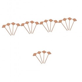 UPKOCH 20 Pièces Journal De Fée Lune Décor Fille Jouets Faites Vos Propres Baguettes Accessoire De Costume De Princesse Bâton