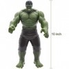 Hilloly Figurine Hulk, Marvel Avengers Titan Hero Series Figurine Jouet Hulk Blast Gear Deluxe - Figurine Hulk - 25 cm - Joue